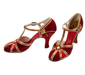 Red and Gold Shoes